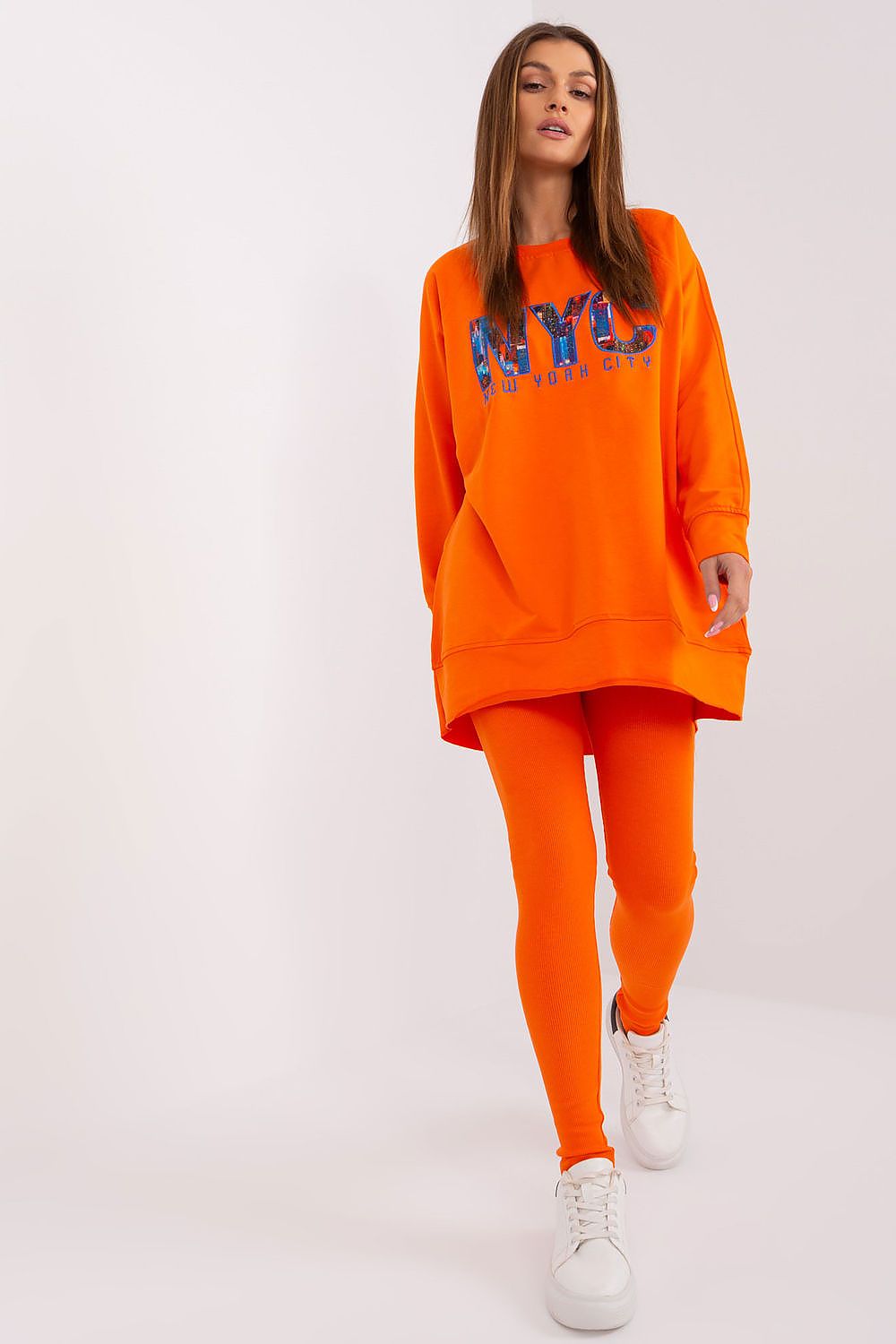 Sweatshirt Set Damen Print & Leggings Baumwolle – Bequem & Stylisch