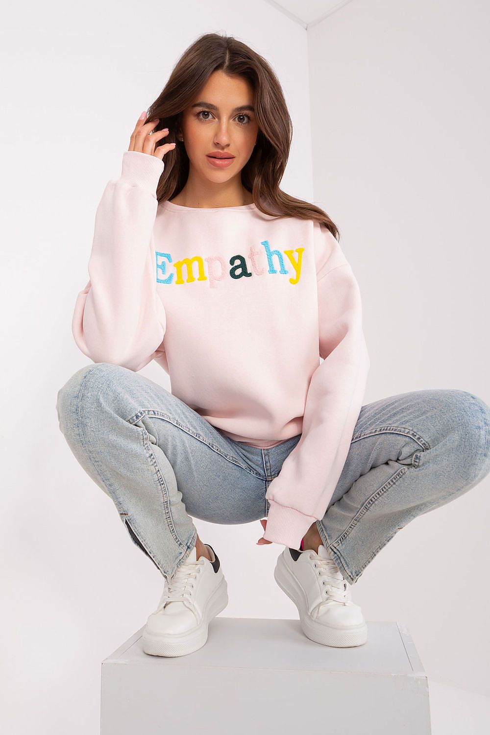 Damen Pullover mit Aufdruck – Bunt & Lässig in 7 Farben