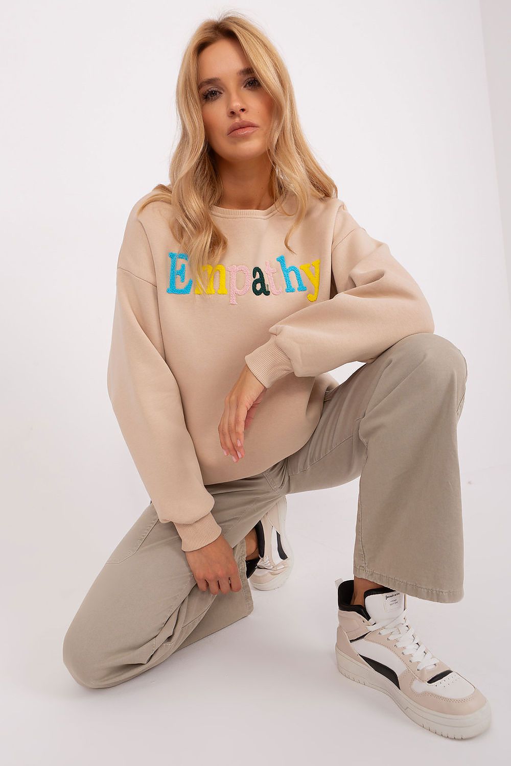 Damen Pullover mit Aufdruck – Bunt & Lässig in 7 Farben