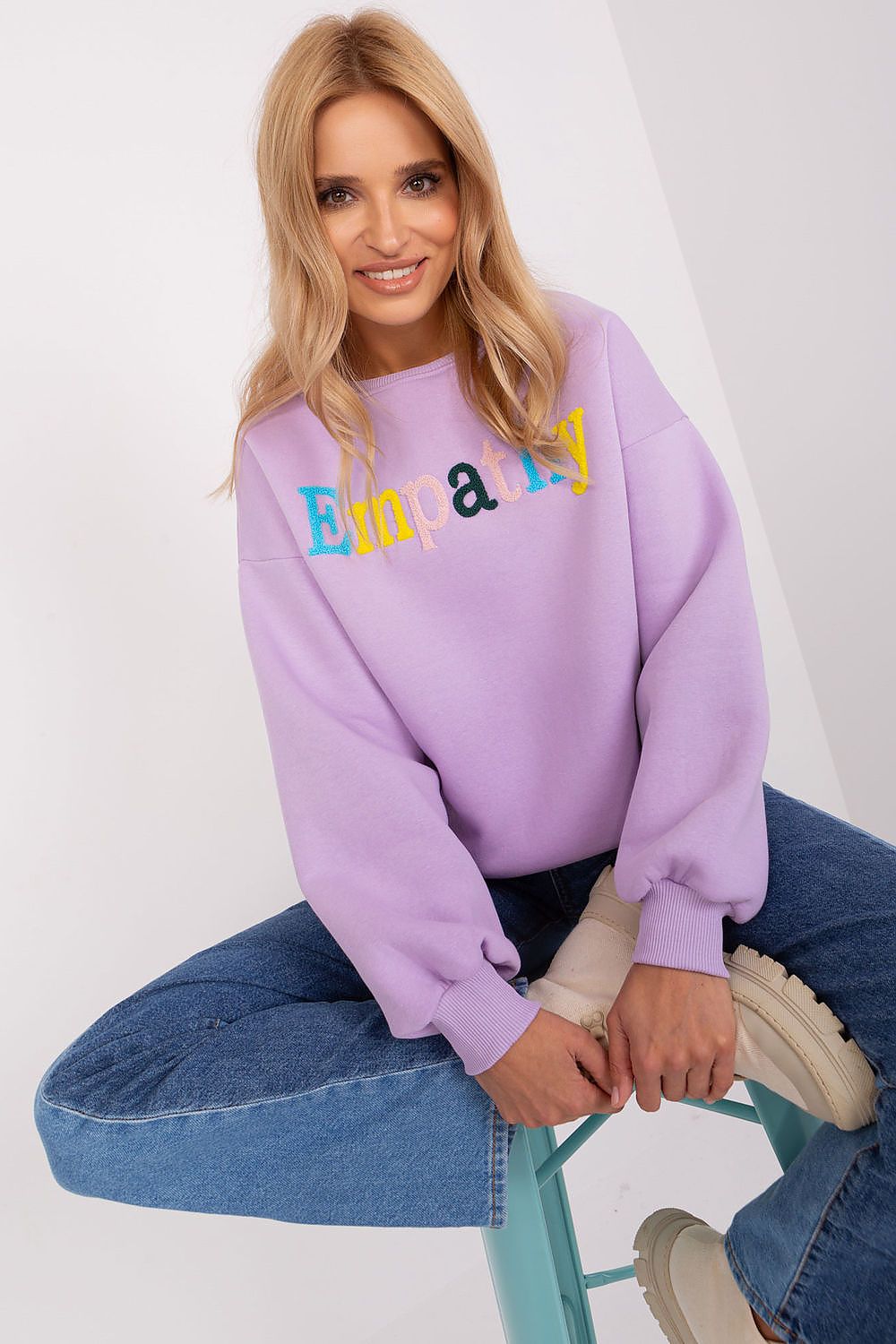 Damen Pullover mit Aufdruck – Bunt & Lässig in 7 Farben
