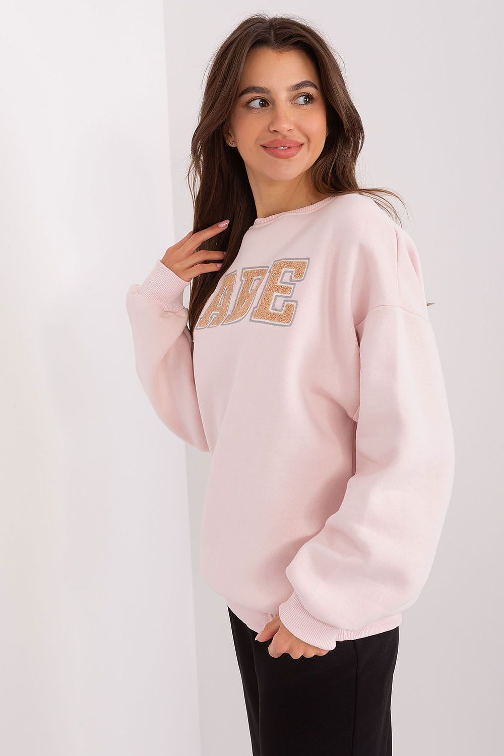 Damen Bluse mit Schriftzug – Lässig & Farbenfroh in 6 Farben