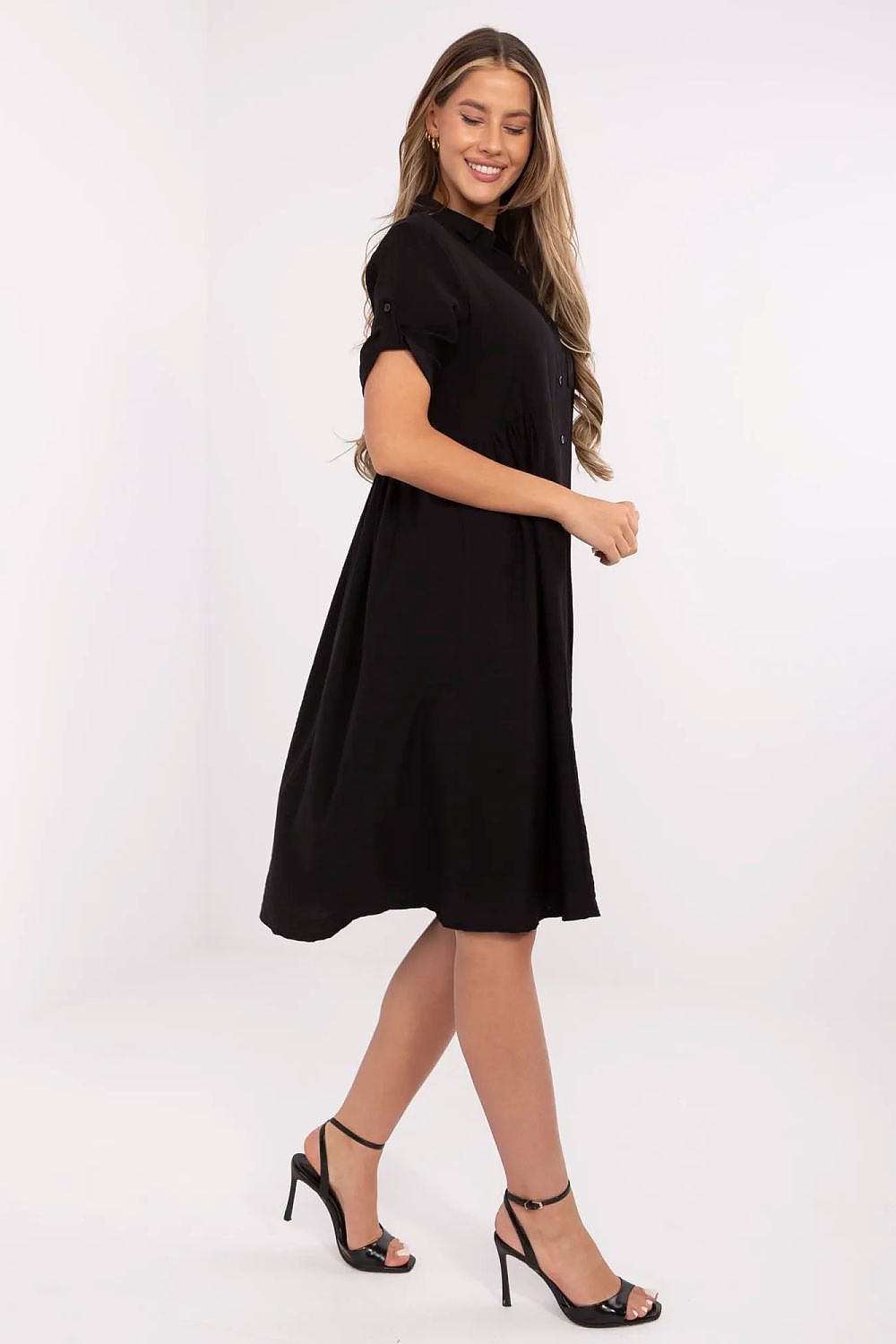 Alltagskleid Damen Langarm elegant & warm