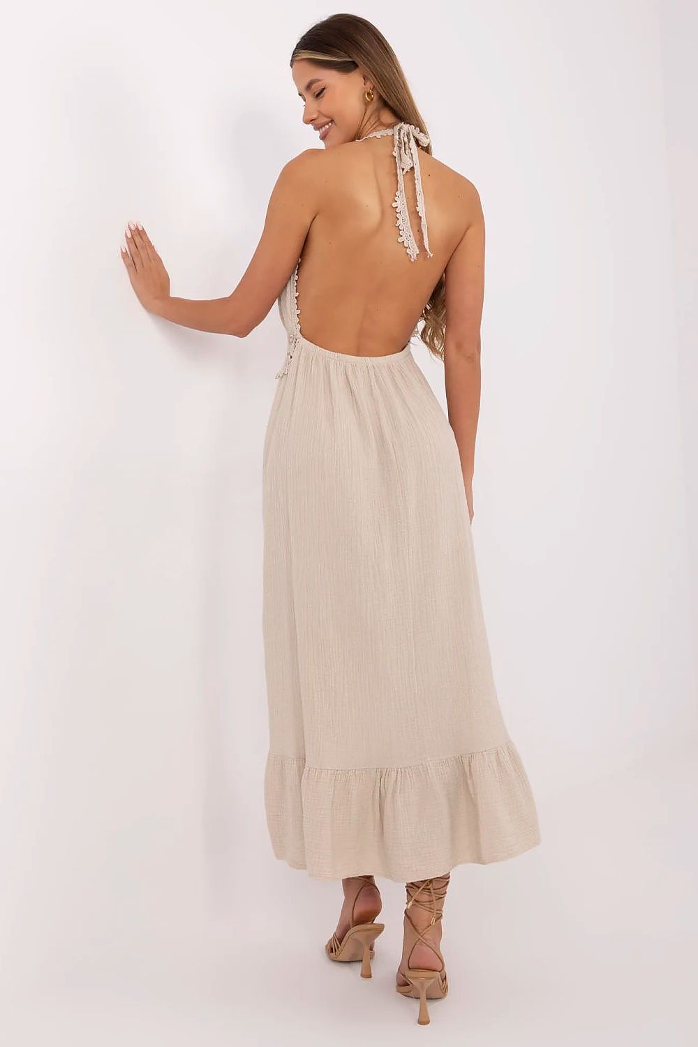 Alltagskleid Damen Midi 95% Baumwolle & Elasthan | figurschmeichelnd