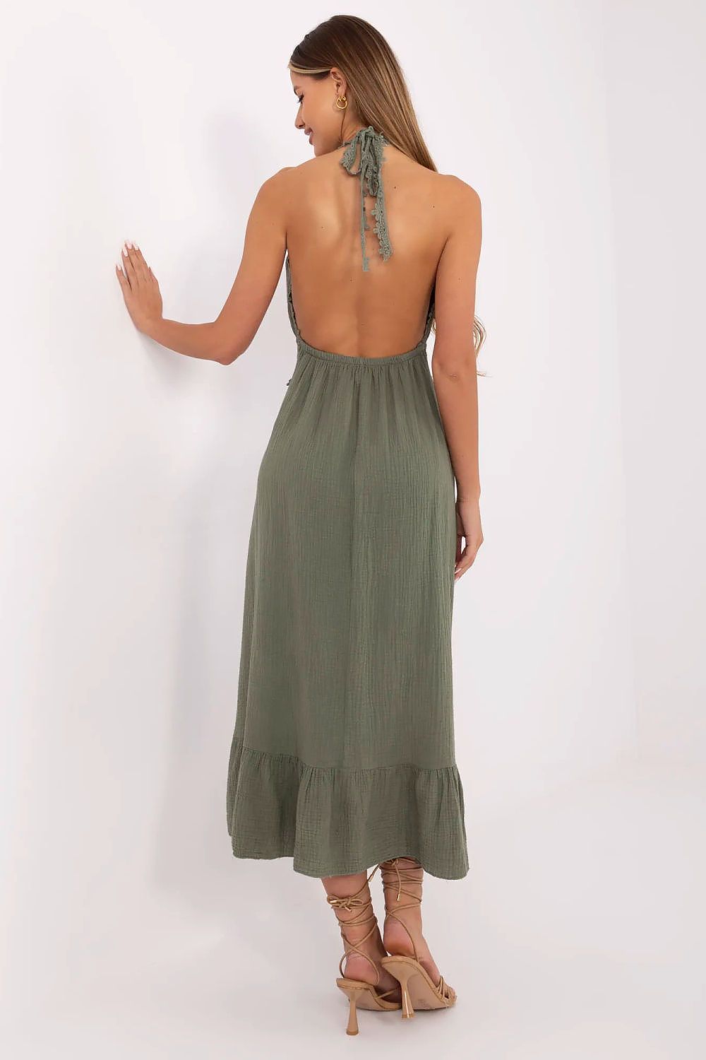Alltagskleid Damen Midi 95% Baumwolle & Elasthan | figurschmeichelnd