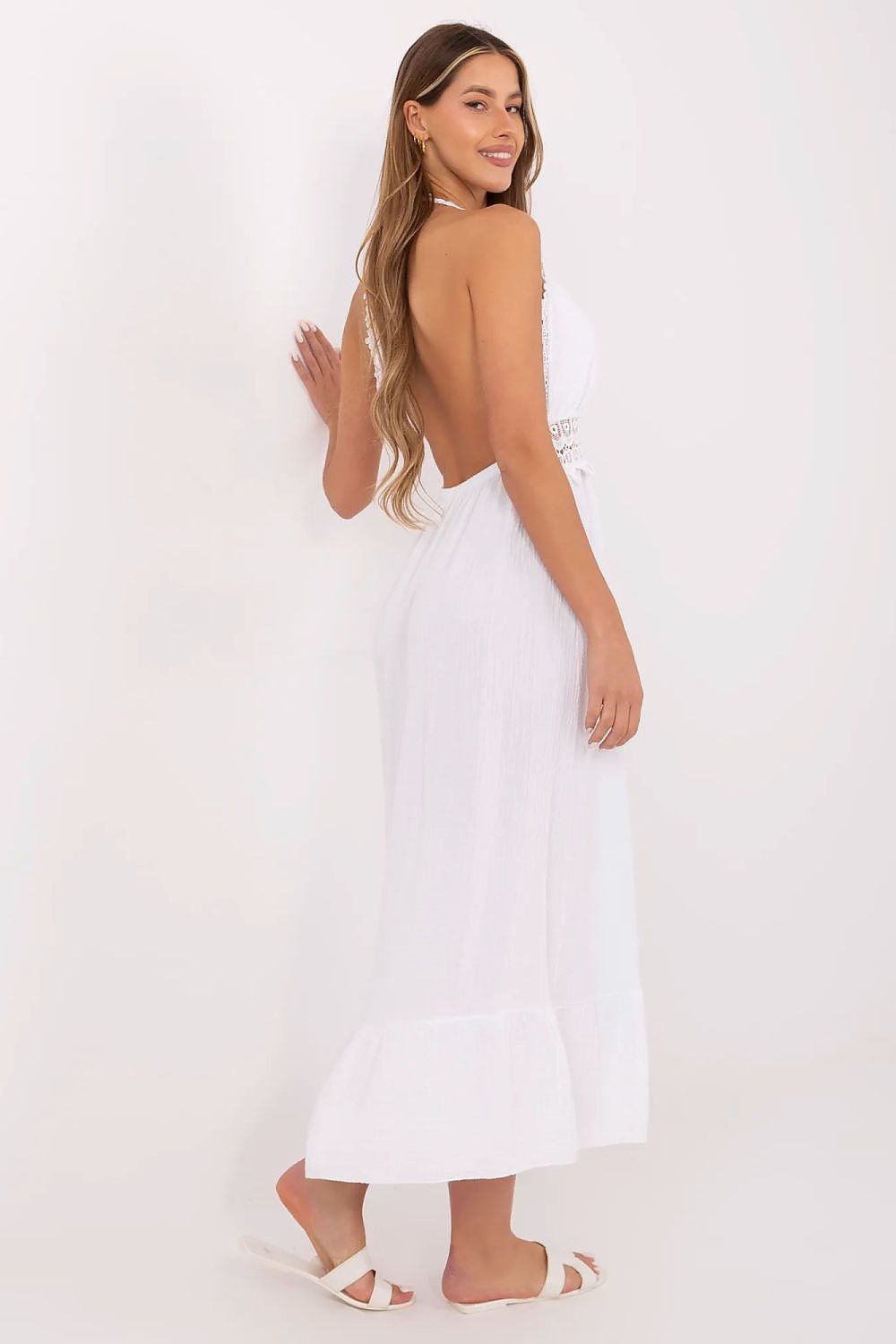 Alltagskleid Damen Midi 95% Baumwolle & Elasthan | figurschmeichelnd