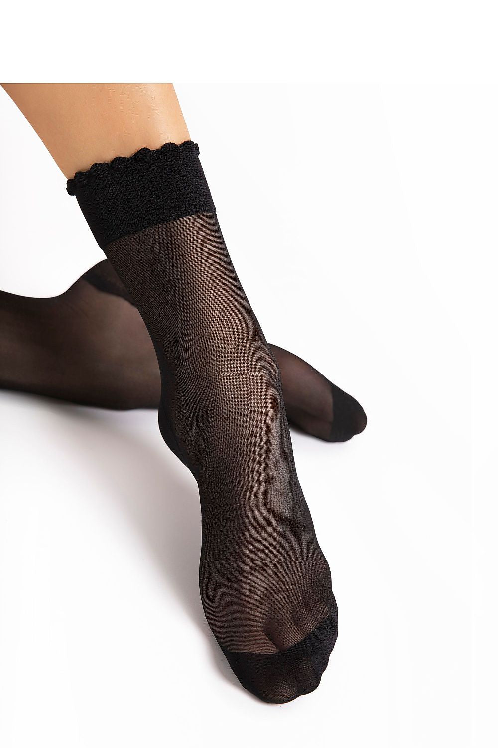 Hohe Socken 20 DEN verstärkt Damen komfortabel & langlebig