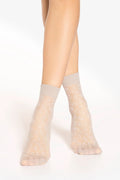 Hohe Socken 15 DEN Leopardenmuster Damen wild & stylisch