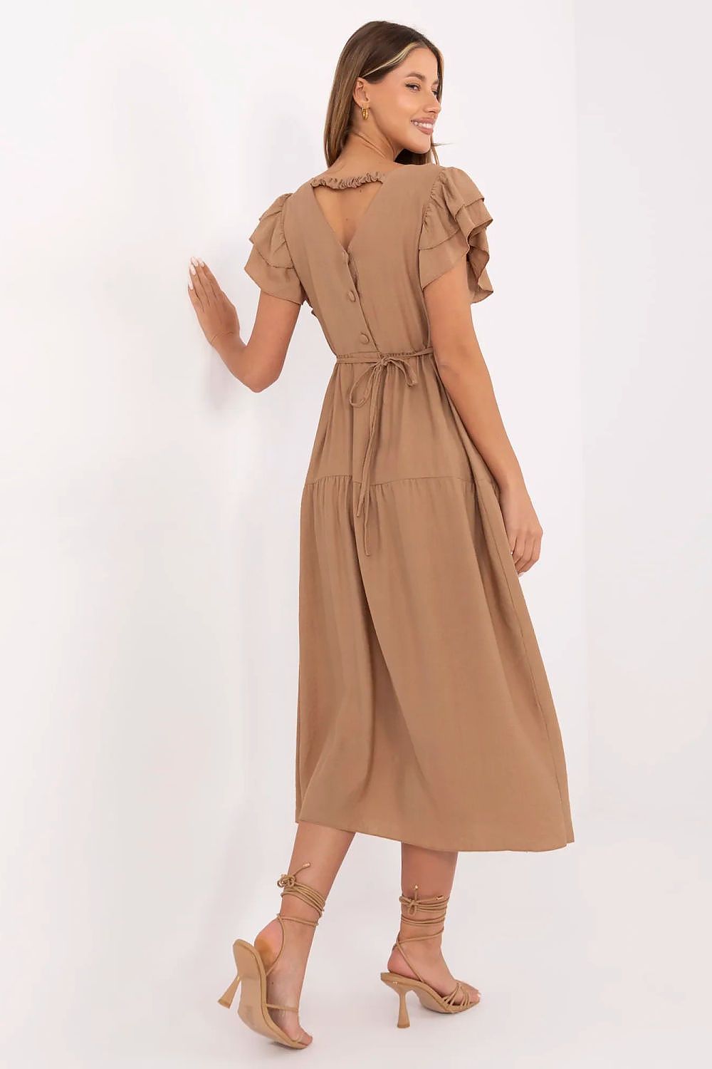 Alltagskleid Damen Rundhals casual & bequem