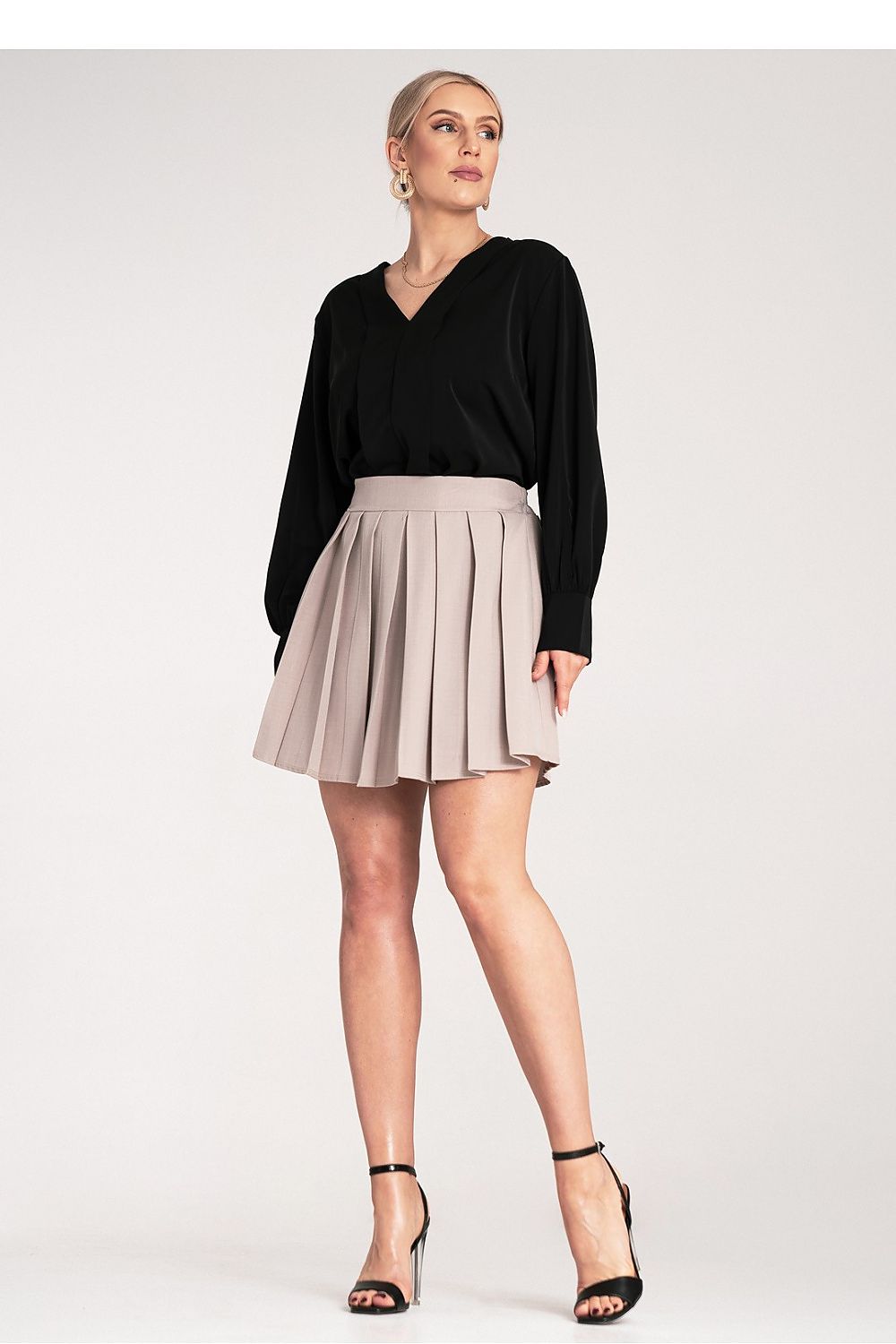 Minirock Damen gefüttert Gummibund elegant
