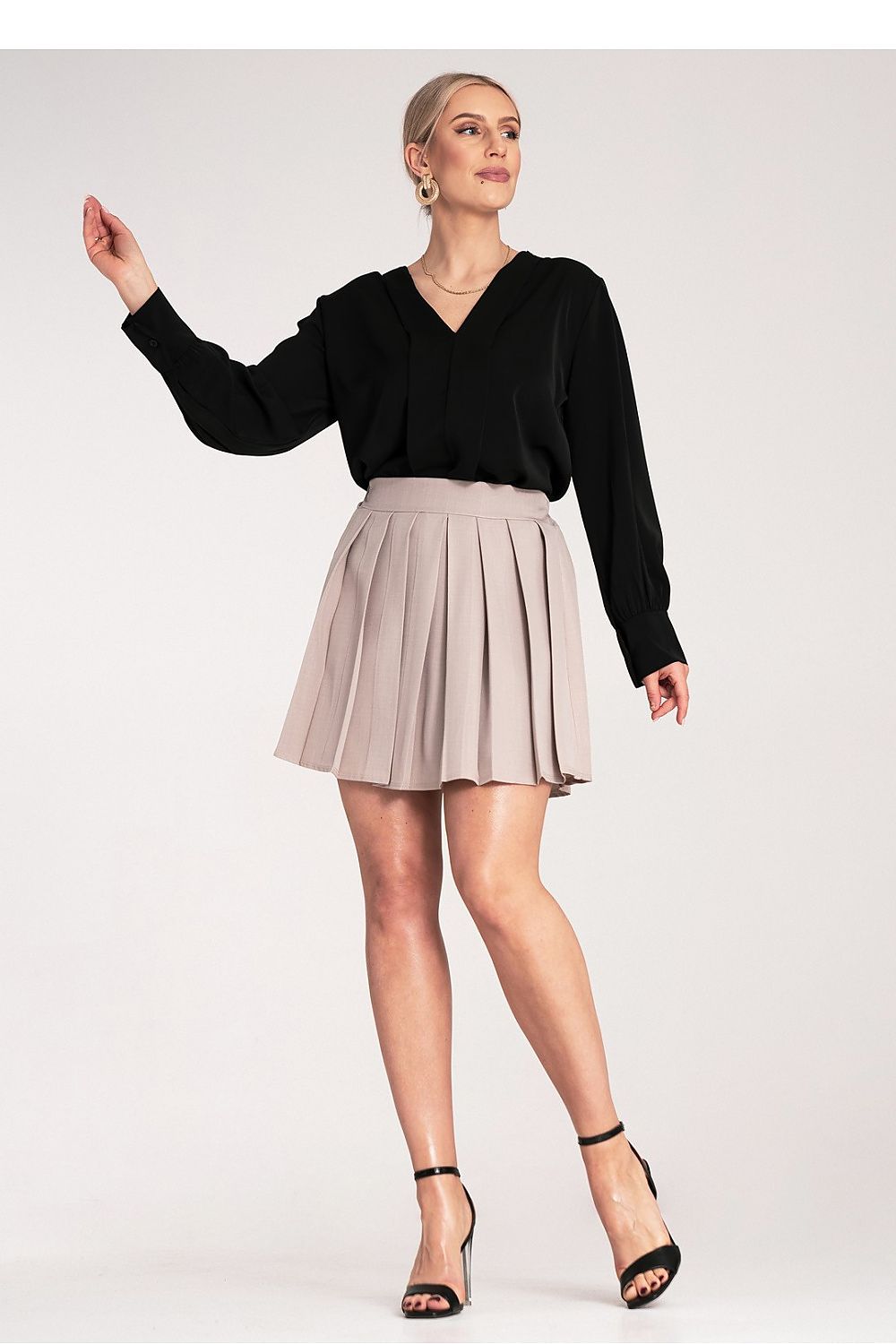 Minirock Damen gefüttert Gummibund elegant