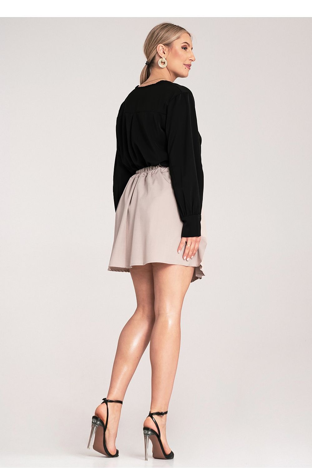 Minirock Damen gefüttert Gummibund elegant