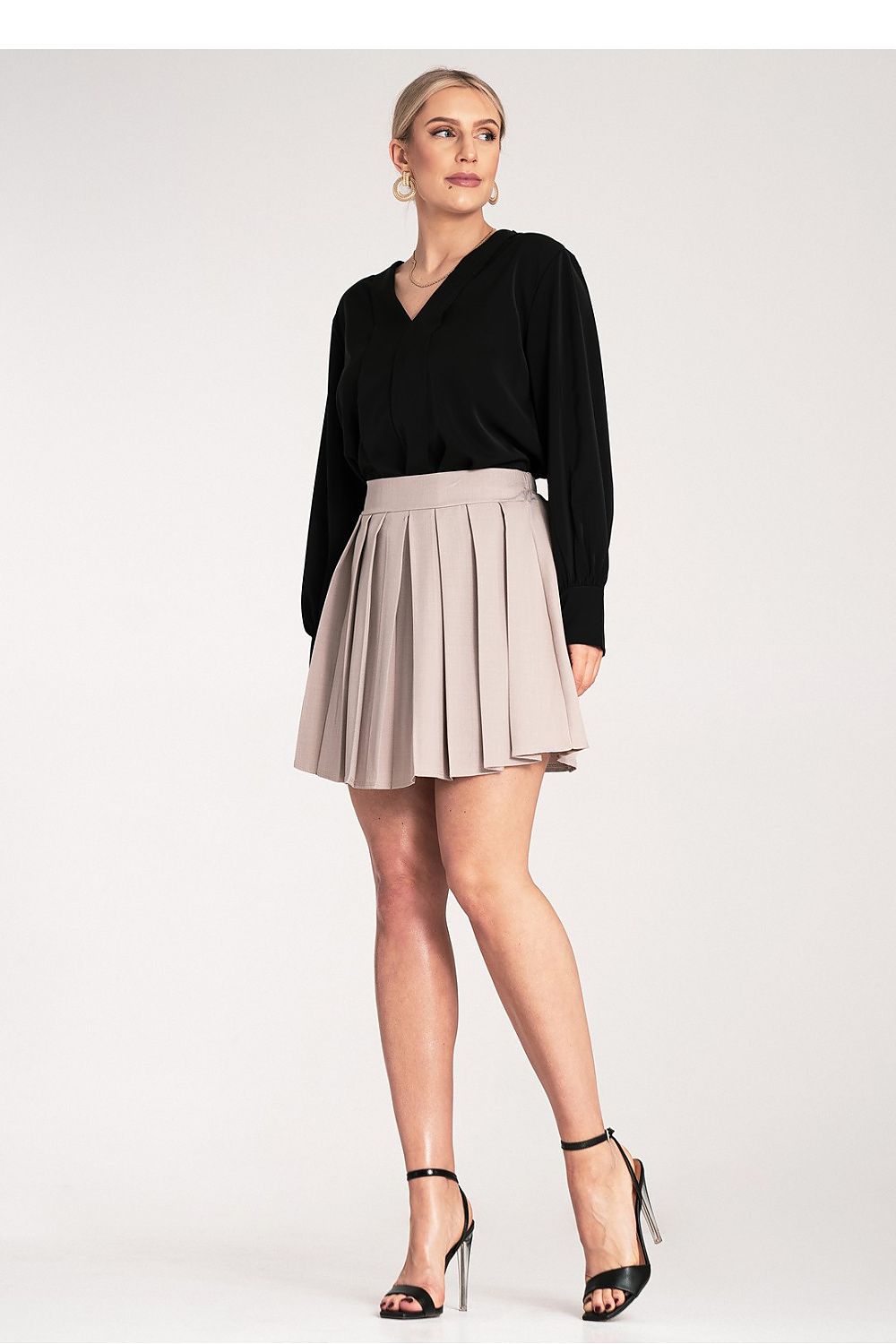 Minirock Damen gefüttert Gummibund elegant
