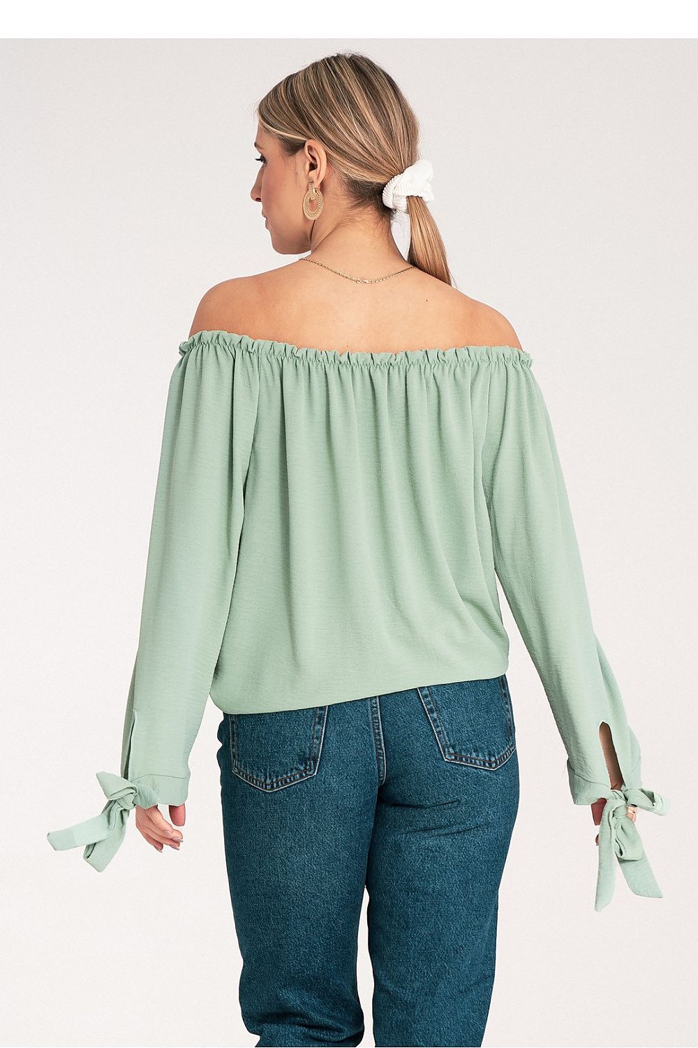 Bluse Damen Spanisch Rüschen Schultern frei Universalgröße