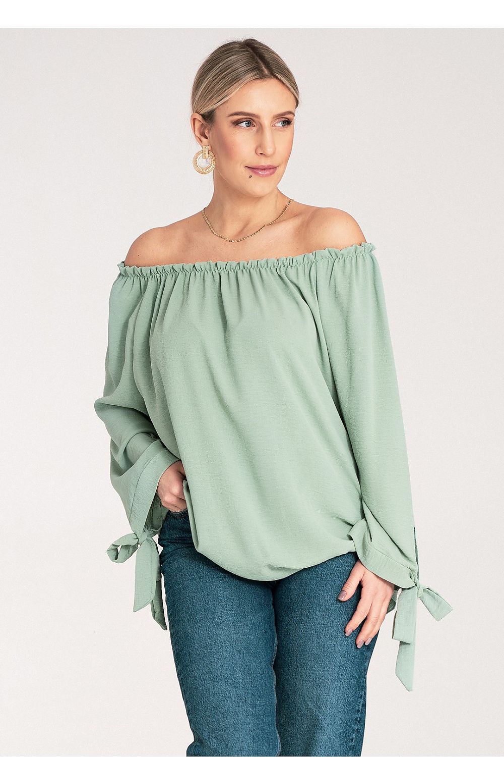 Bluse Damen Spanisch Rüschen Schultern frei Universalgröße
