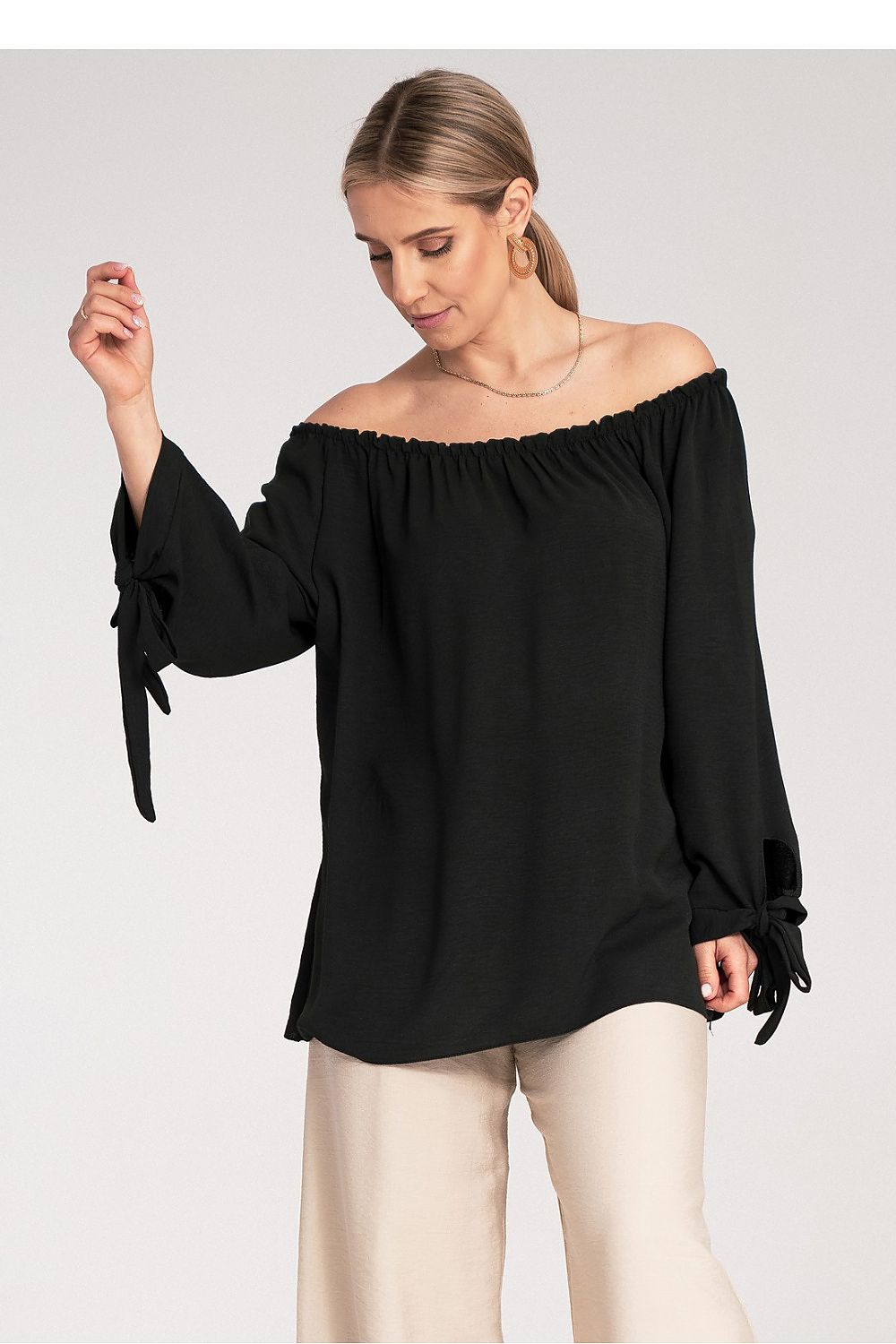 Bluse Damen Spanisch Rüschen Schultern frei Universalgröße
