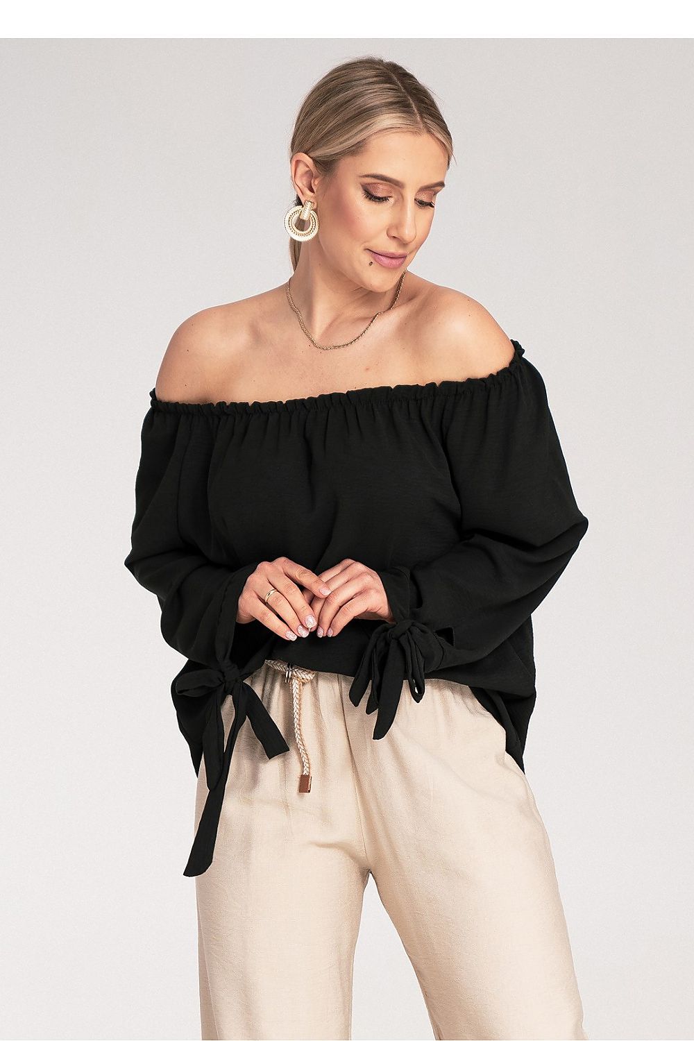 Bluse Damen Spanisch Rüschen Schultern frei Universalgröße