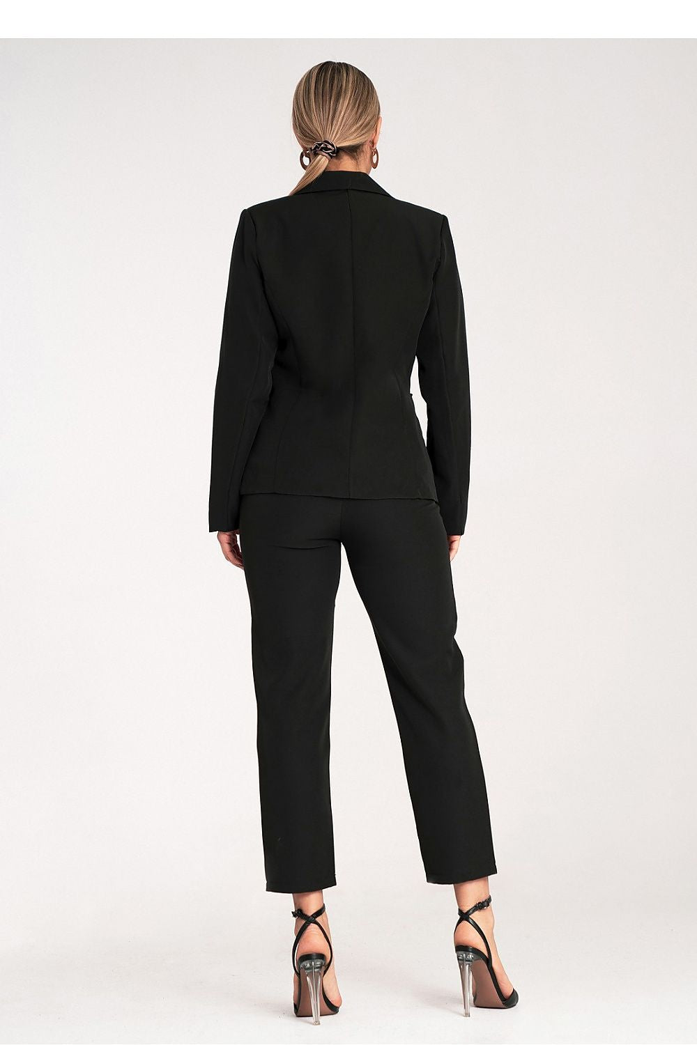 Blazer Set Damen Hose & Sakko elegant hohe Taille