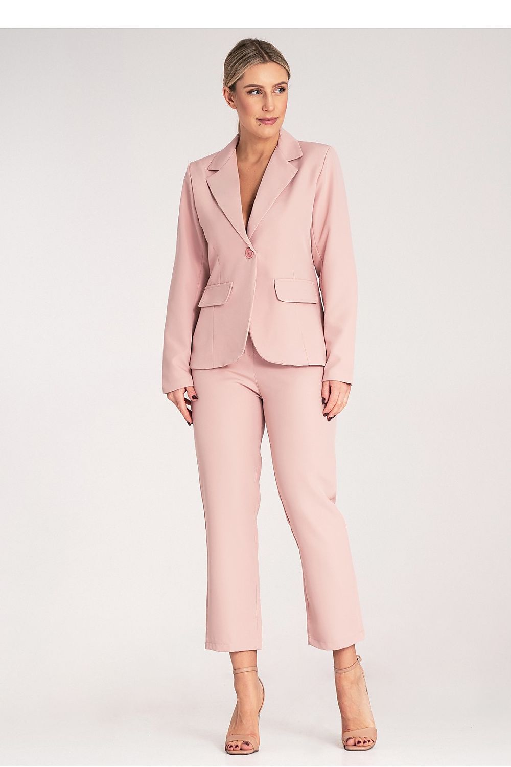 Blazer Set Damen Hose & Sakko elegant hohe Taille