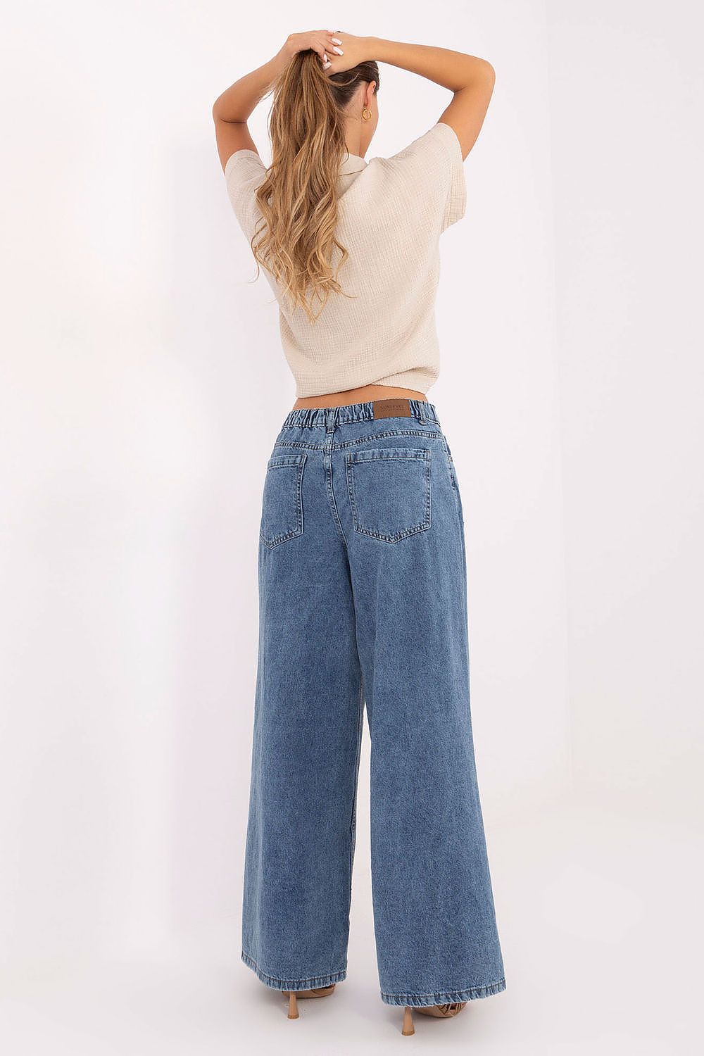 Palazzo Jeans Sublevel Damen – Hohe Taille & Weites Bein