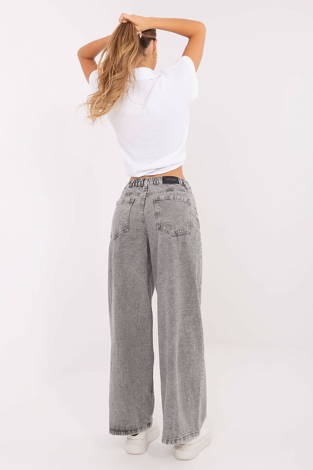 Palazzo Jeans Sublevel Damen – Hohe Taille & Weites Bein