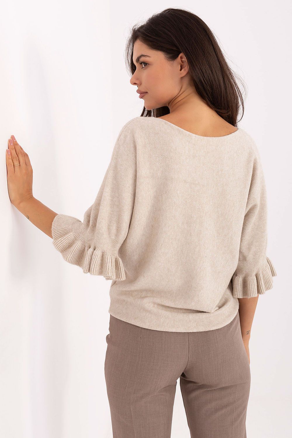 Pullover Damen Viskose elegant zeitlos