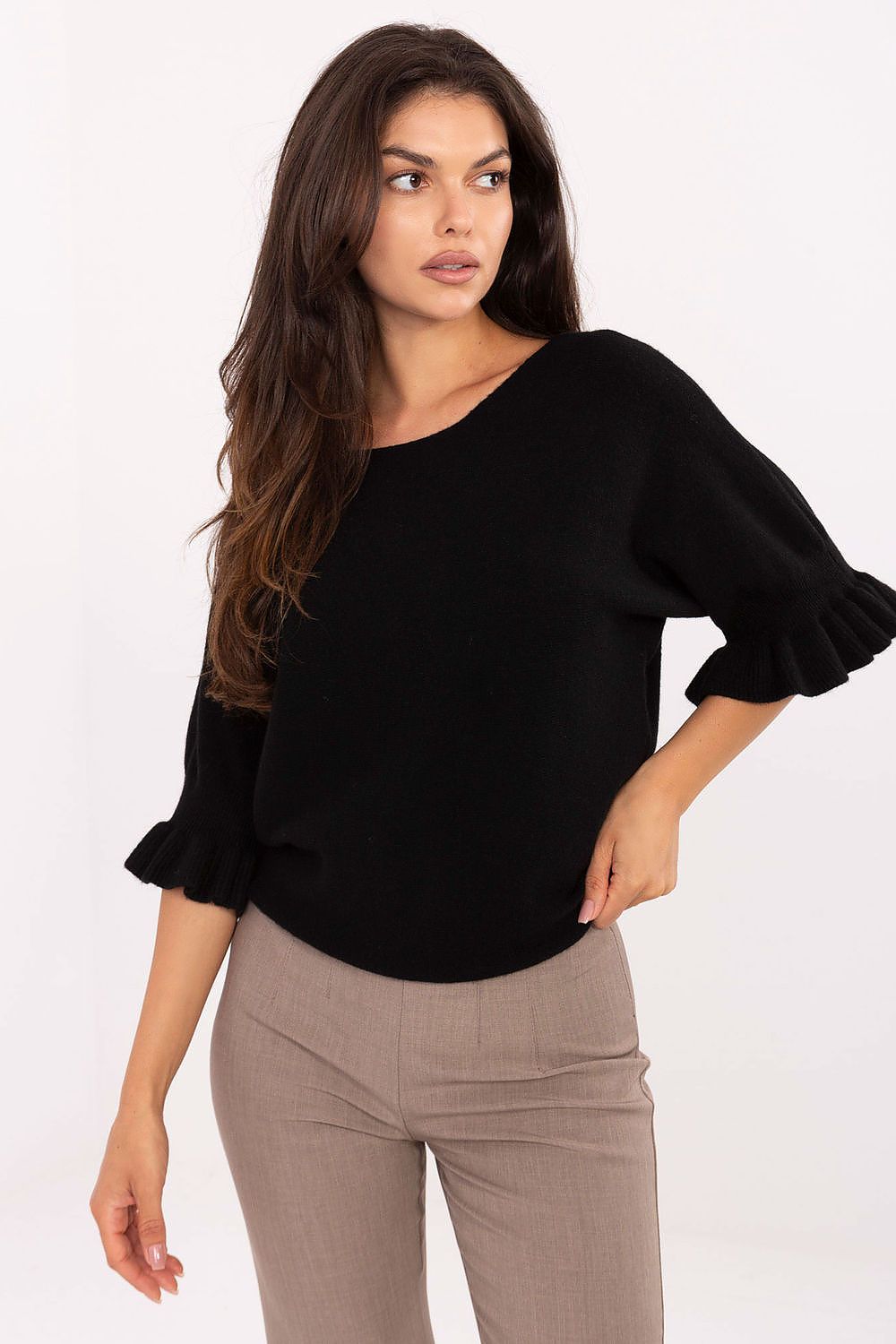 Pullover Damen Viskose elegant zeitlos