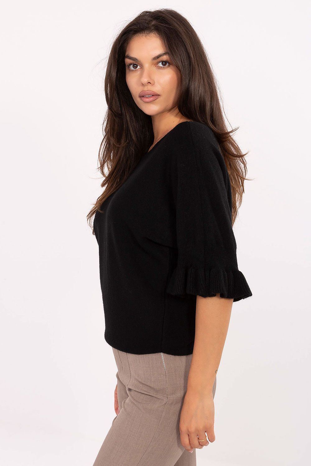 Pullover Damen Viskose elegant zeitlos