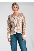 Cardigan Damen bunt Strick Universalgröße