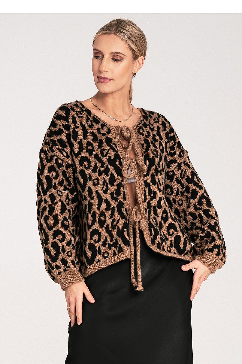 Cardigan Damen bunt Strick Universalgröße