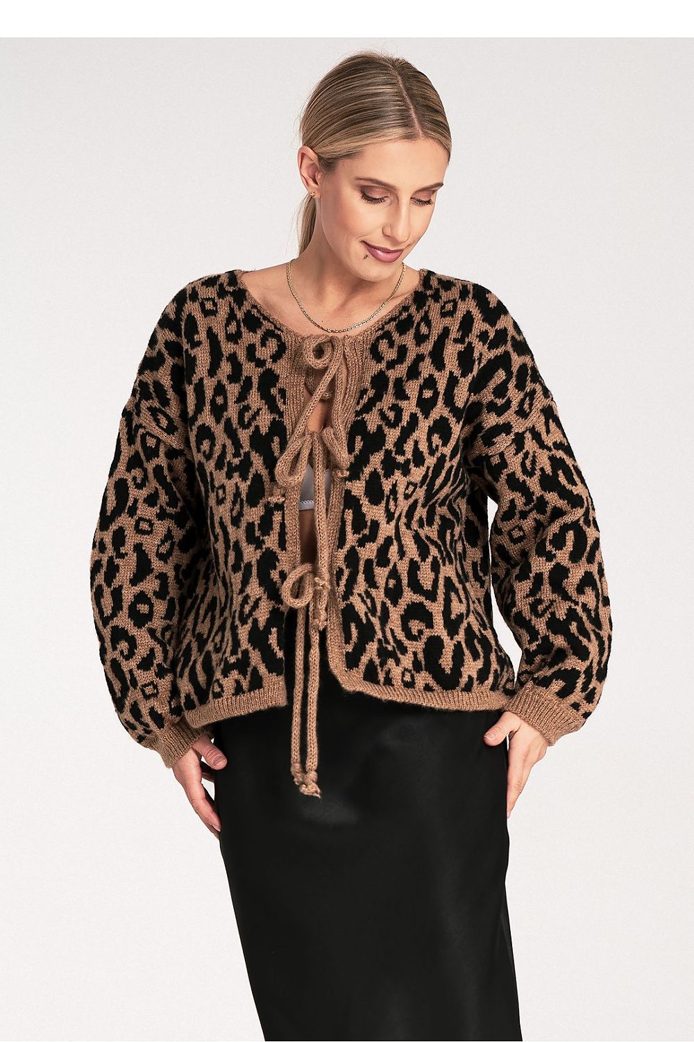 Cardigan Damen bunt Strick Universalgröße
