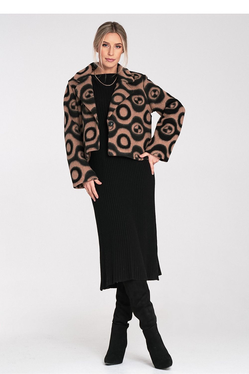 Jacke Damen elegant Viskose leicht Universalgröße