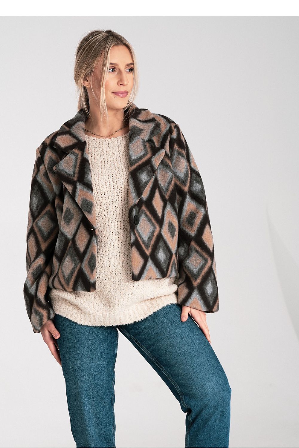Jacke Damen elegant Viskose leicht Universalgröße
