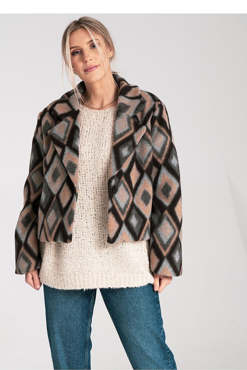 Jacke Damen elegant Viskose leicht Universalgröße