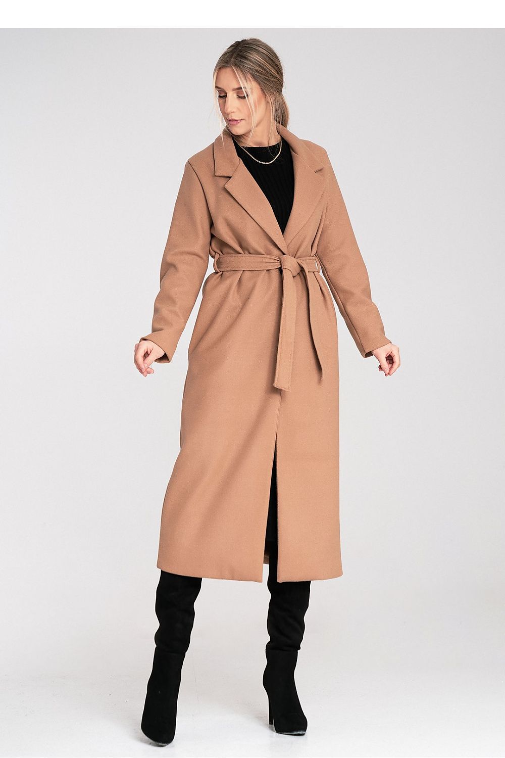 Mantel Damen lang elegant Polyester Universalgröße