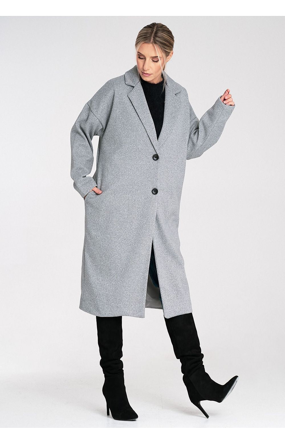 Mantel Damen lang Oversized Universalgröße