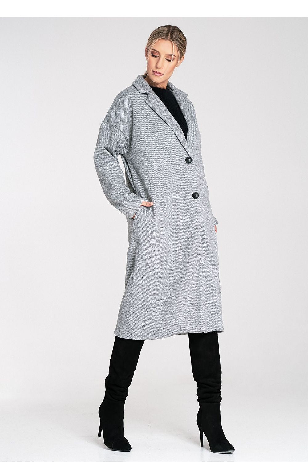Mantel Damen lang Oversized Universalgröße