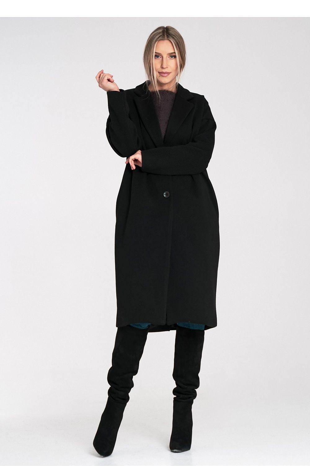 Mantel Damen lang Oversized Universalgröße