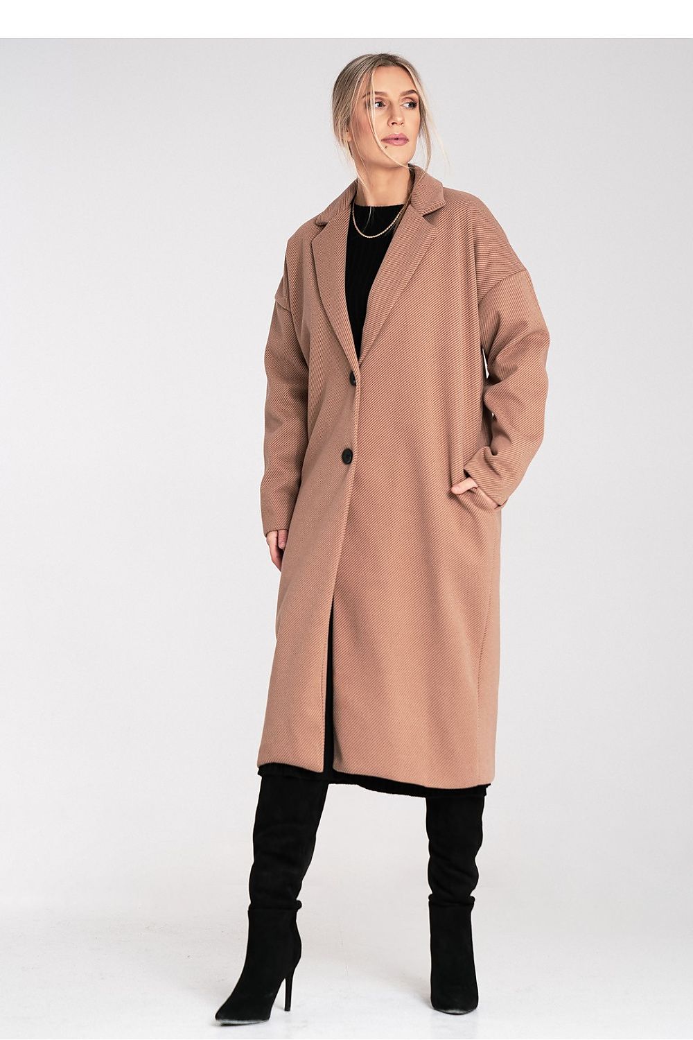 Mantel Damen lang Oversized Universalgröße