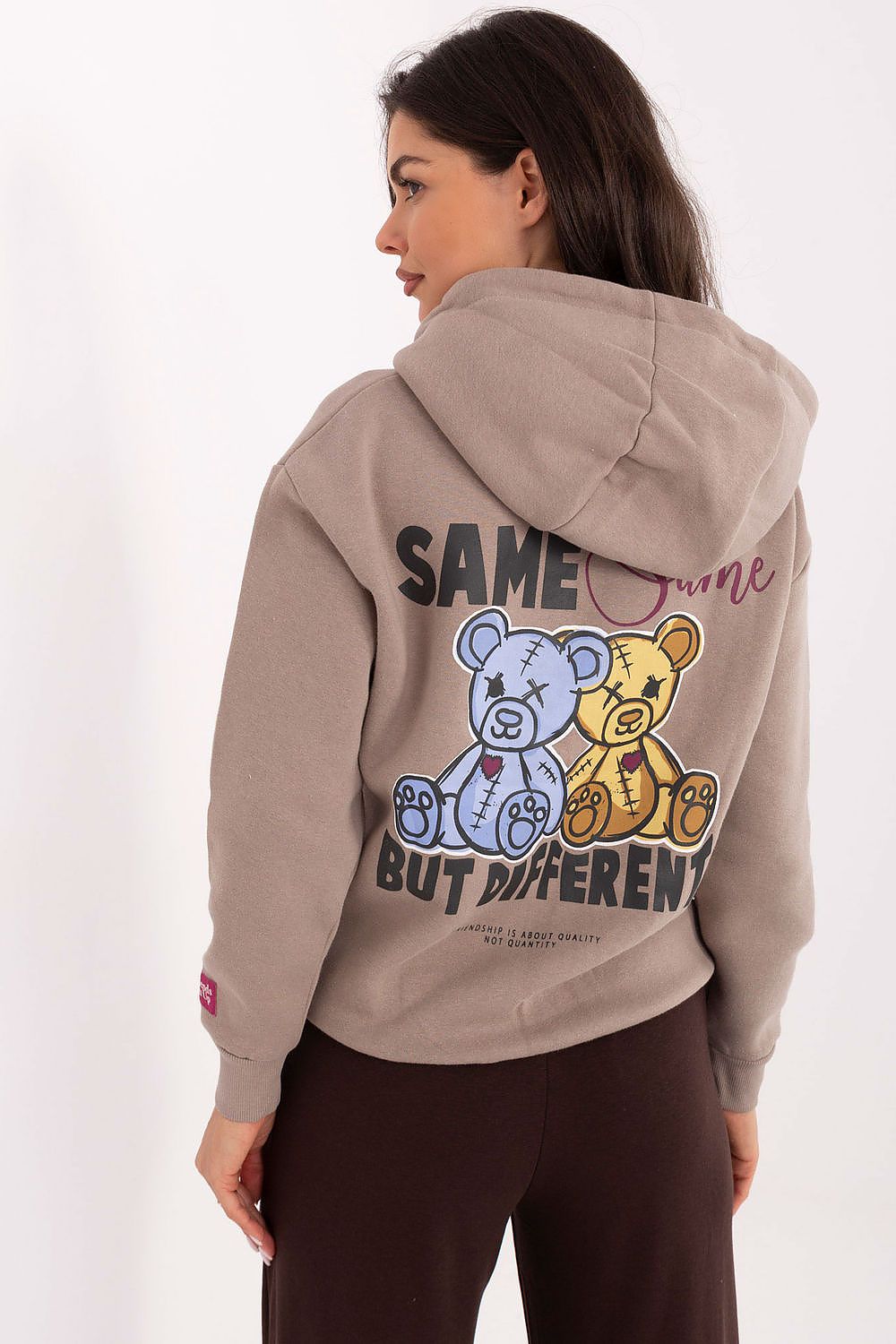 Hoodie Damen lässig – Kapuzenpullover mit Print & Taschen