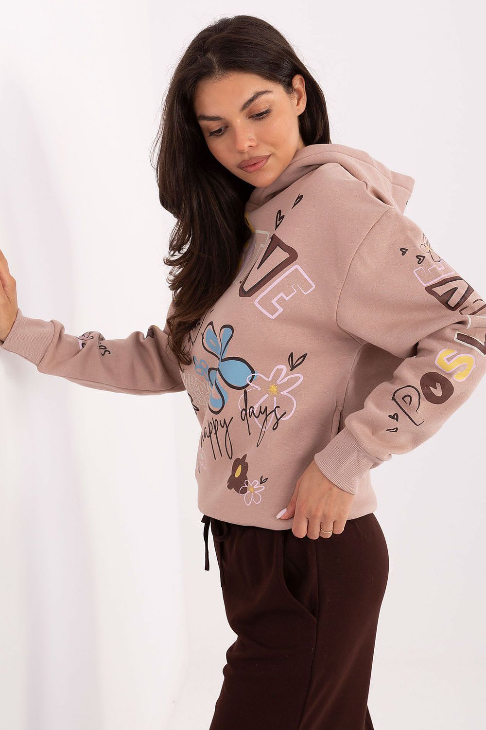 Sweatshirt Damen Allover Print – Lässig & Streetstyle