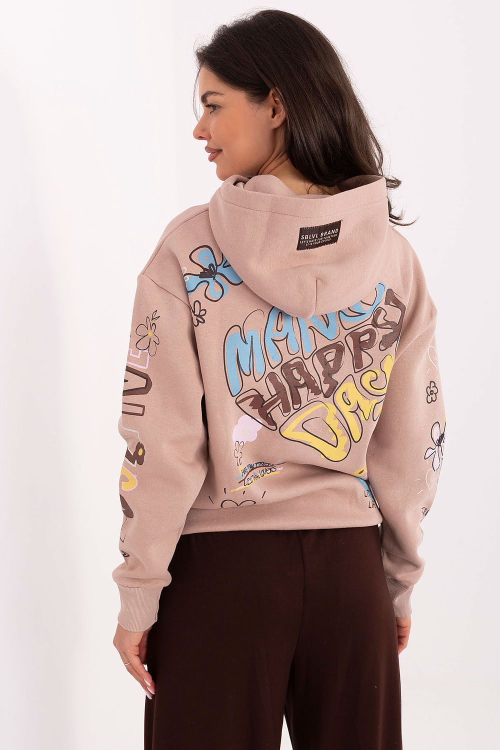 Sweatshirt Damen Allover Print – Lässig & Streetstyle