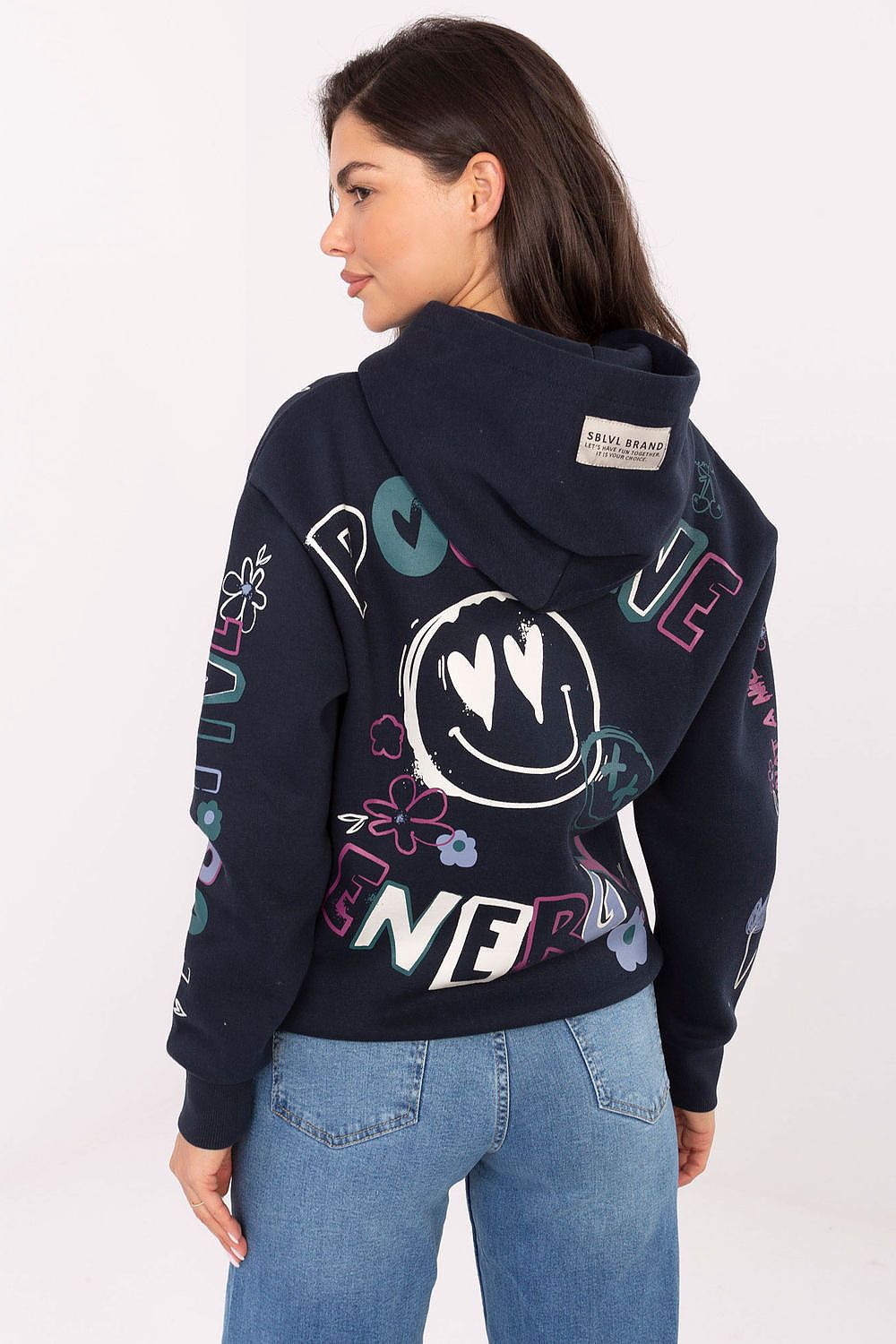 Sweatshirt Damen Allover Print – Lässig & Streetstyle