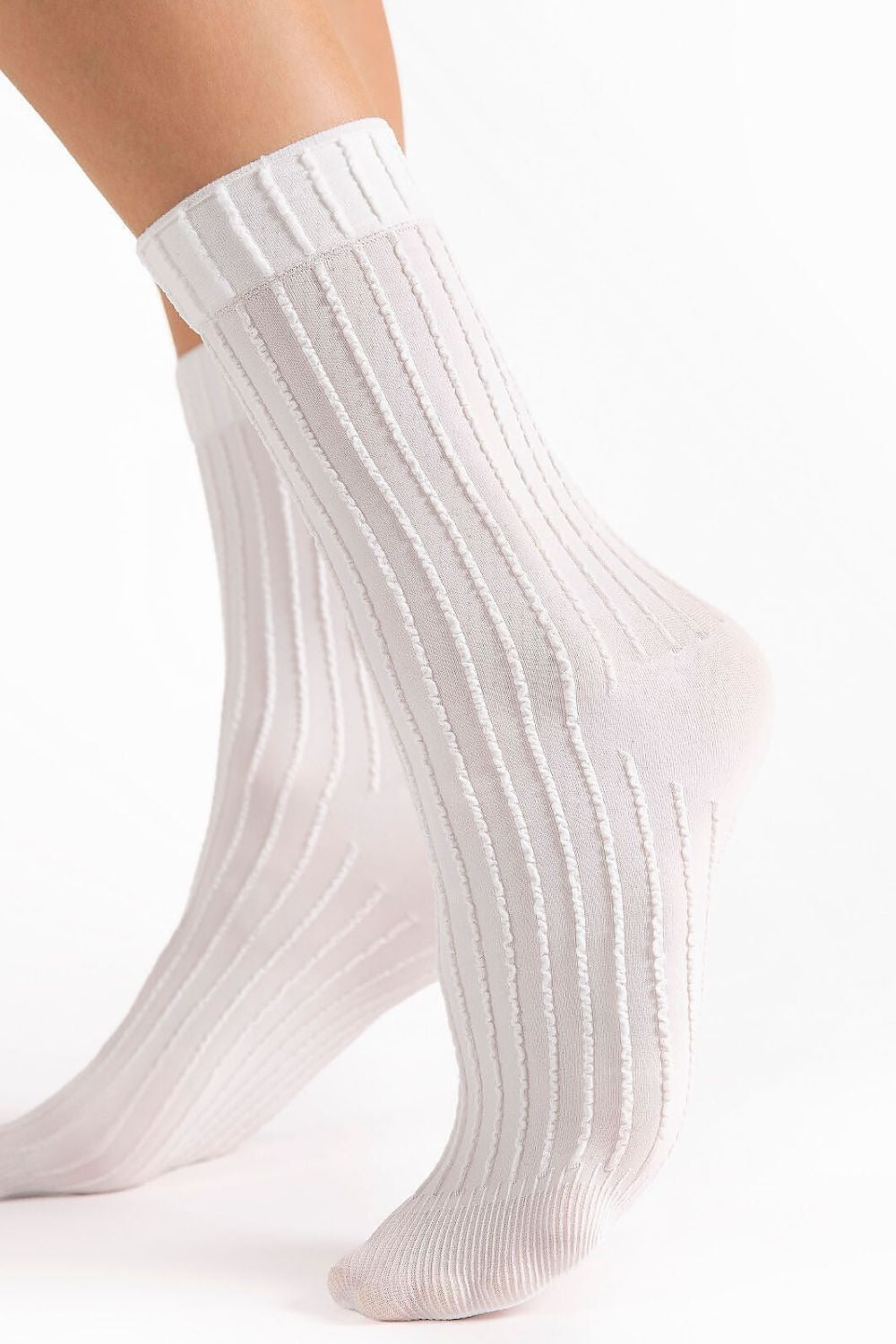Socken Damen gerippt klassisch schwarz weiß vielseitig