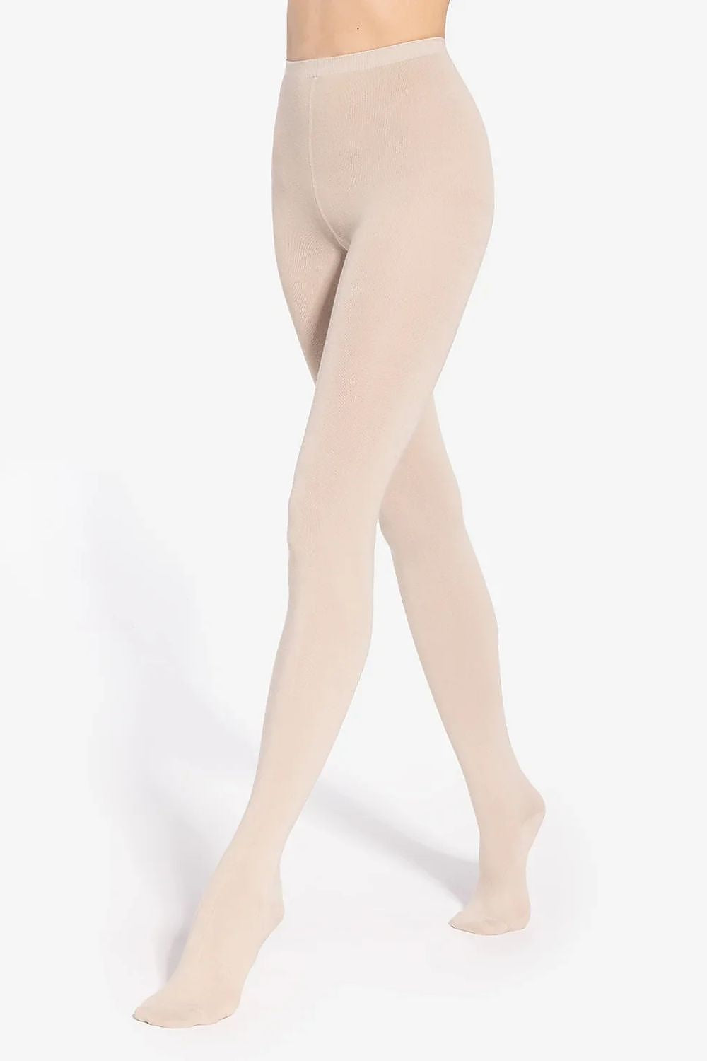 Baumwoll-Strumpfhose Damen Gatta Celia – Beige Rot Schwarz