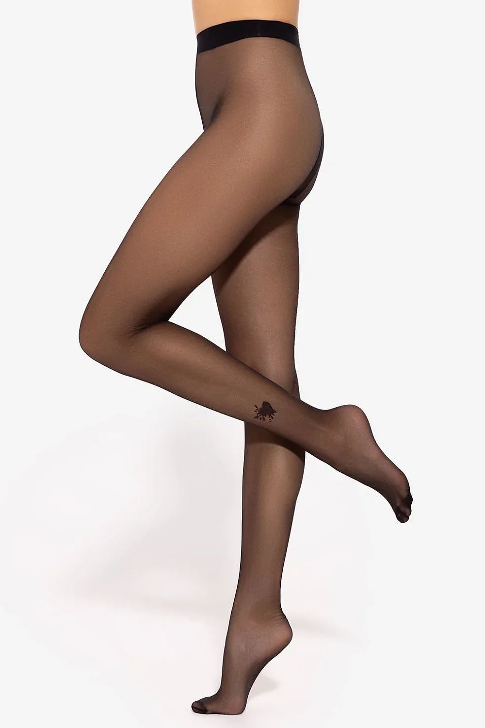 Strumpfhose 20 DEN Herzchenmuster Damen romantisch & feminin