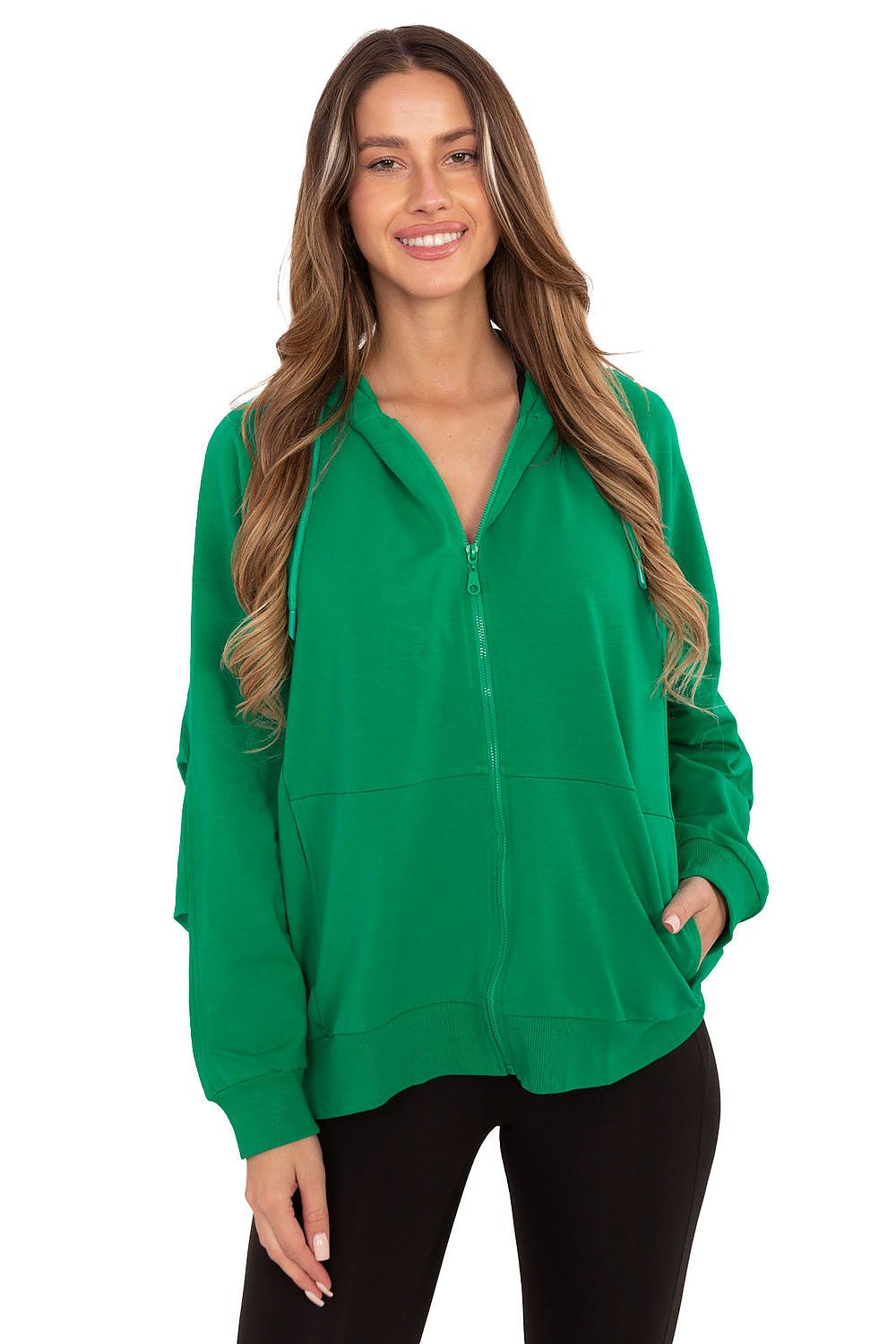 Pullover Damen Oversized Rundhals Bequem