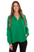Pullover Damen Oversized Rundhals Bequem