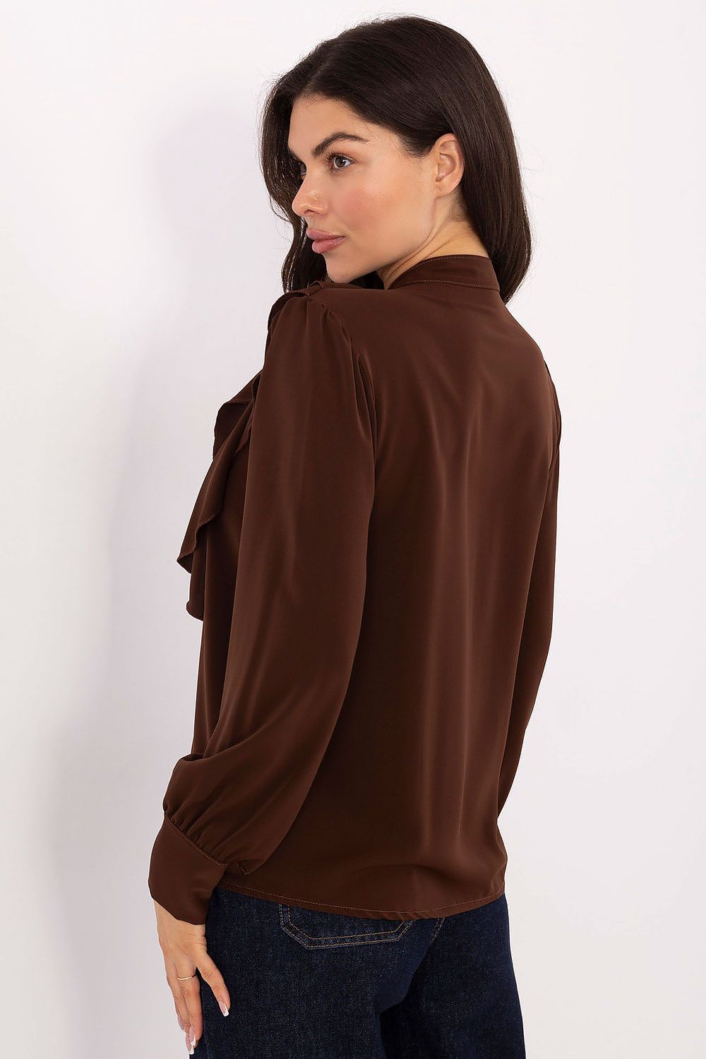Hemd Damen Langarm Rüschen – Elegant & Zeitlos