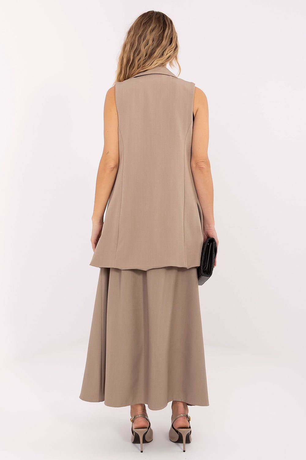Weste Damen Ärmellos Polyester Elegant Layering