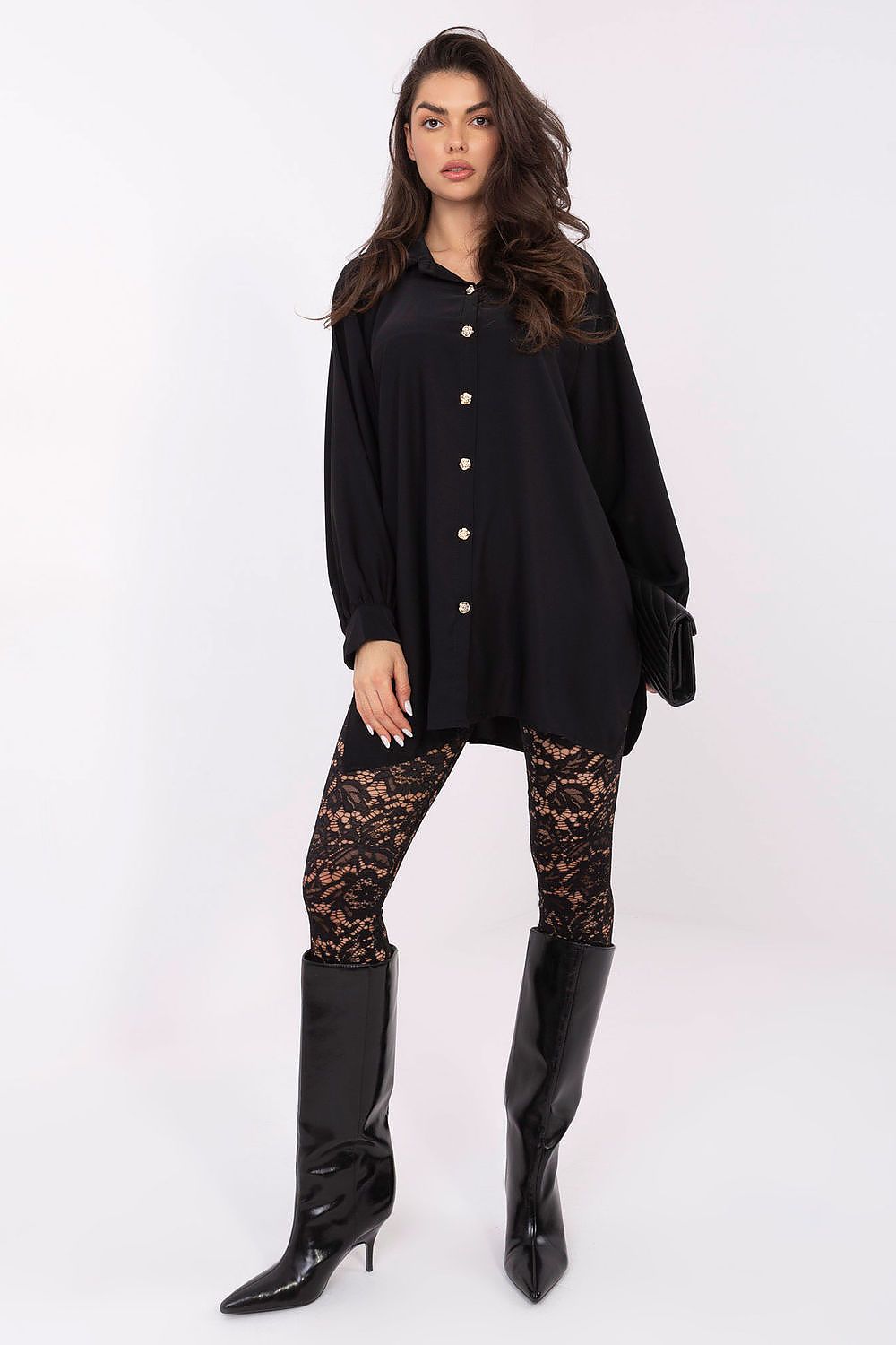 Damen Bluse Langarm Puffärmel Elegant Business Casual